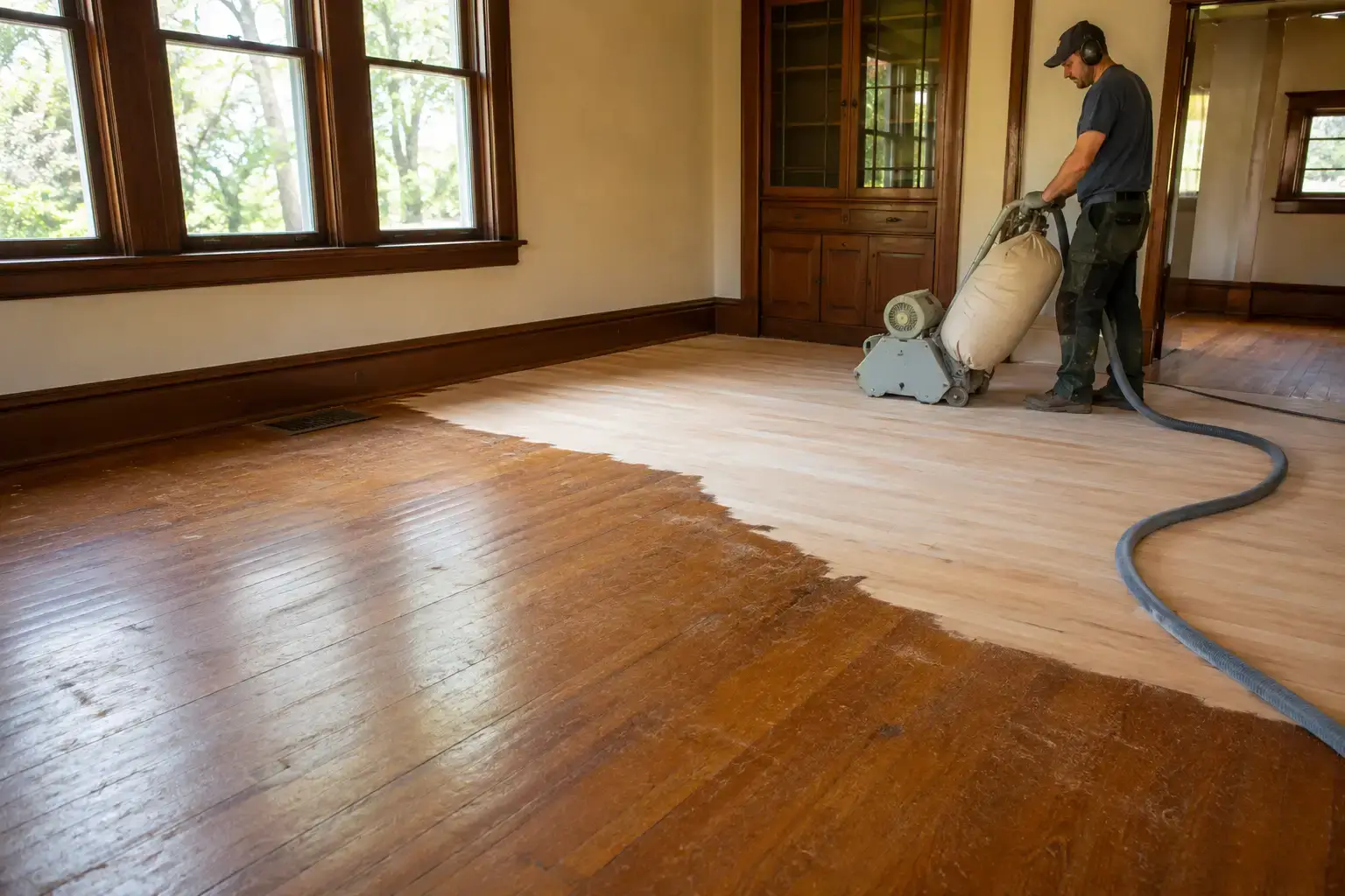 Hardwood Floor Sanding and Refinishing 7 full sanding refinishing