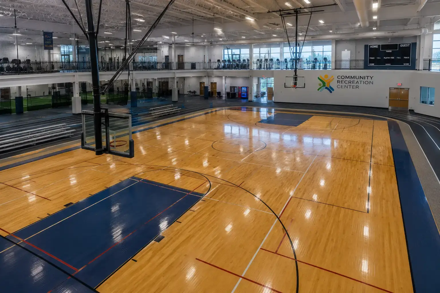 Gym Floor 10 recreation center