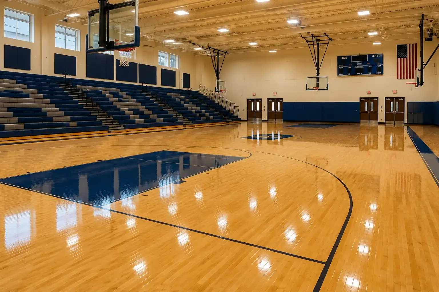 Gym Floor 7 school gymnasiums